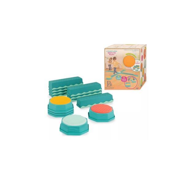 B. toys Other - B. toys Sensory Balance Beams for Active Play Balance and Build Set new